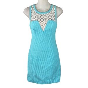 Lilly Pulitzer Turquoise and White Dress